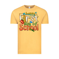 Vintage Mustard happy first day of school Vintage Tee - texasbilliewilder