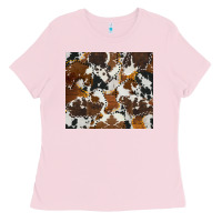 Bubblegum Pink cowhide Ladies Tee - AdoDesignShop