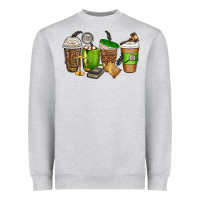 Heather Grey lawyer coffee cups Heavyweight Sweatshirt - texasbilliewilder