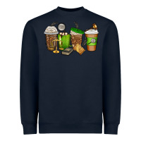 Navy lawyer coffee cups Heavyweight Sweatshirt - texasbilliewilder