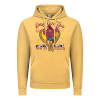 Vintage Mustard long live the cowgirl Vintage Hoodie - texasbilliewilder