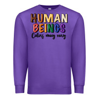 Purple human beings colors may vary Premium Sweatshirt - MaliasSmallBusiness