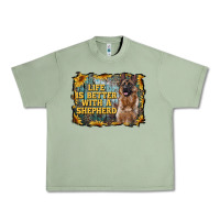 Oil Green life is better with a shepperd Urban Heavy Tee - RanaPortraitStore