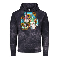 Cloud Black Easter Gnomes Egg Sunflowers Truck Vintage Hoodie - RanaPortraitStore