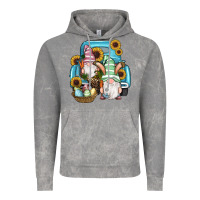 Cloud Rock Easter Gnomes Egg Sunflowers Truck Vintage Hoodie - RanaPortraitStore