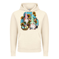 Vintage Artic Easter Gnomes Egg Sunflowers Truck Vintage Hoodie - RanaPortraitStore