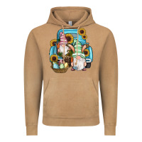 Vintage Camel Easter Gnomes Egg Sunflowers Truck Vintage Hoodie - RanaPortraitStore