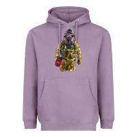 Lavender Firefighter Heavyweight Hoodie - LillyAllenDesigns