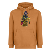 Meerkat Firefighter Heavyweight Hoodie - LillyAllenDesigns