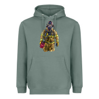 Sage Firefighter Heavyweight Hoodie - LillyAllenDesigns