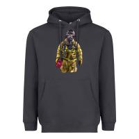 Smoke Firefighter Heavyweight Hoodie - LillyAllenDesigns