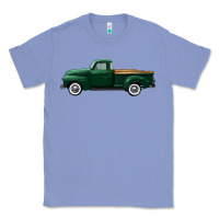 Colony Blue western green truck right side view Classic Tee - FaDigitalArtStudio