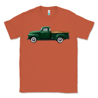 Copper western green truck right side view Classic Tee - FaDigitalArtStudio