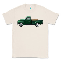 Natural western green truck right side view Classic Tee - FaDigitalArtStudio