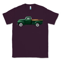 Plum western green truck right side view Classic Tee - FaDigitalArtStudio
