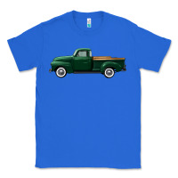 True Royal western green truck right side view Classic Tee - FaDigitalArtStudio