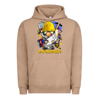 Pigment Burro Architect life gnome Urban Hoodie - BarkalooDesign