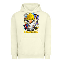 Pigment Pistachio Architect life gnome Urban Hoodie - BarkalooDesign