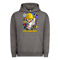 Pigment Tornado Architect life gnome Urban Hoodie - BarkalooDesign