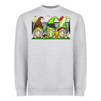 Heather Grey tennis gnomes Heavyweight Sweatshirt - Zillion Design Studio