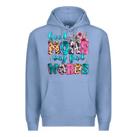 Colony Blue good moms say bad words Premium Hoodie - MaliasSmallBusiness