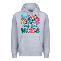 Heather Grey good moms say bad words Premium Hoodie - MaliasSmallBusiness