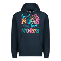 Navy good moms say bad words Premium Hoodie - MaliasSmallBusiness