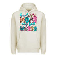 Oatmeal Heather good moms say bad words Premium Hoodie - MaliasSmallBusiness