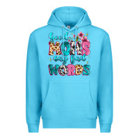 Ocean Blue good moms say bad words Premium Hoodie - MaliasSmallBusiness