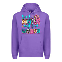 Purple good moms say bad words Premium Hoodie - MaliasSmallBusiness