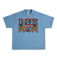 Pebble Blue Cheer mom Urban Heavy Tee - Zillion Design Studio