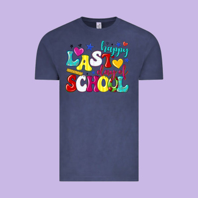 Happy Last Day Of School Vintage Tee Designed By Texasbilliewilder