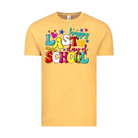 Vintage Mustard happy last day of school Vintage Tee - texasbilliewilder