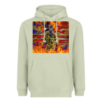 Matcha Western Firefighter With American Heavyweight Hoodie - LillyAllenDesigns