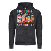 Vintage Black half teacher half coffee Vintage Hoodie - JahusDesignShop
