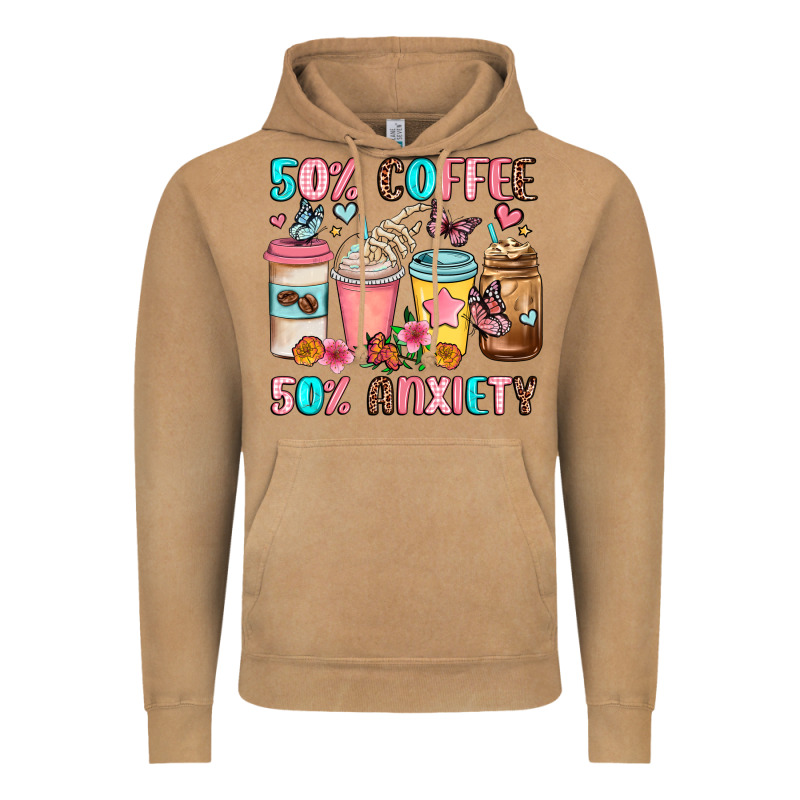 Half Teacher Half Coffee Vintage Hoodie by JahusDesignShop | Teevron