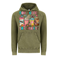 Vintage Olive half teacher half coffee Vintage Hoodie - JahusDesignShop