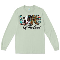 Matcha love of the cows Long Sleeve Tee - CowhideDigitalArt