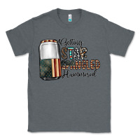 Charcoal Heather getting star spangled hammered Classic Tee - CowhideDigitalArt