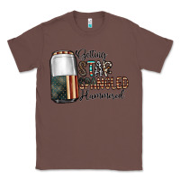 Chestnut getting star spangled hammered Classic Tee - CowhideDigitalArt