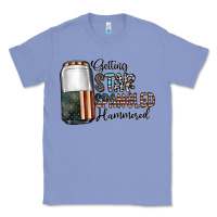 Colony Blue getting star spangled hammered Classic Tee - CowhideDigitalArt