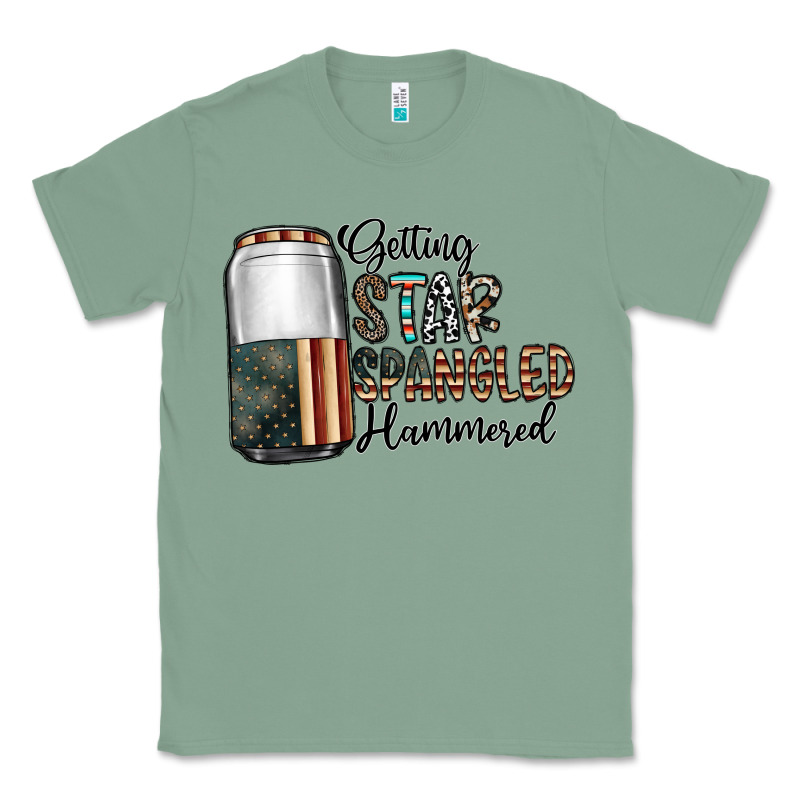 Getting Star Spangled Hammered Classic Tee by CowhideDigitalArt | Teevron