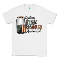 White getting star spangled hammered Classic Tee - CowhideDigitalArt