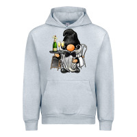 Heather Grey waiter gnome Urban Hoodie - BarkalooDesign