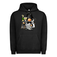 Pigment Black waiter gnome Urban Hoodie - BarkalooDesign