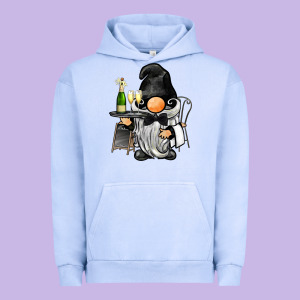Waiter Gnome Urban Hoodie Designed By Barkaloodesign