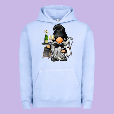 Waiter Gnome Urban Hoodie Designed By Barkaloodesign