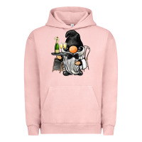 Pigment Salmon waiter gnome Urban Hoodie - BarkalooDesign