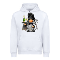 White waiter gnome Urban Hoodie - BarkalooDesign
