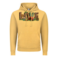 Vintage Mustard love camping Vintage Hoodie - texasbilliewilder